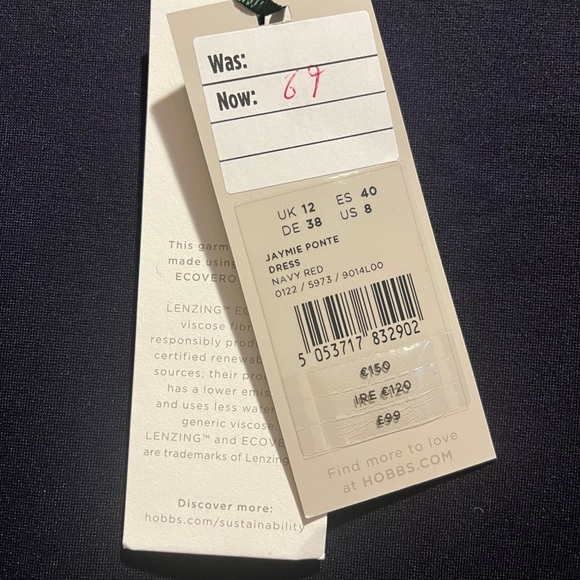 Hobbs Jaymie Pointe Dress NWT - Size L - Picture 3 of 3